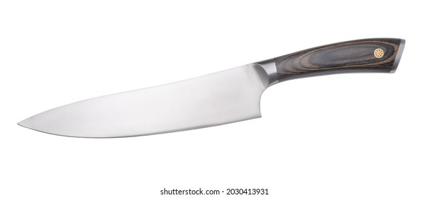 Chef's Knife Isolated On White Background