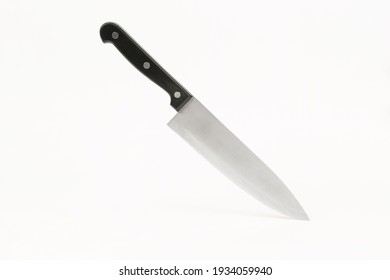 Chef's Knife On White Ground