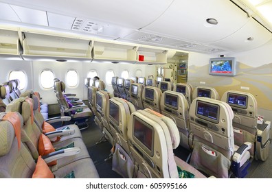 Emirates Airbus A380 Interior Images Stock Photos Vectors