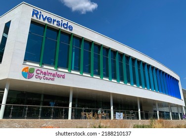 Chelmsford, UK - July 29, 2022: Riverside Leisure Centre, Chelmsford, Essex, UK.