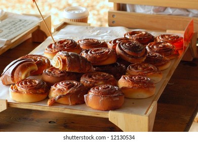 Chelsea Buns At Farmer's Market