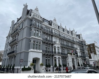 Chelsea, London  UK - March 9 2022: The Ambersand Hotel, Boutique  Luxury Hotel