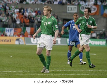 Chelsea's Damien Duff. Ireland V Israel,World Cup Qualifier, 04 June 2005,Lansdowne Road,Dublin.