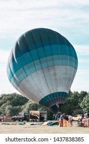 Cheltenham, United Kingdom. June 22, 2019 -  Hot Air Balloon Festival In England.  