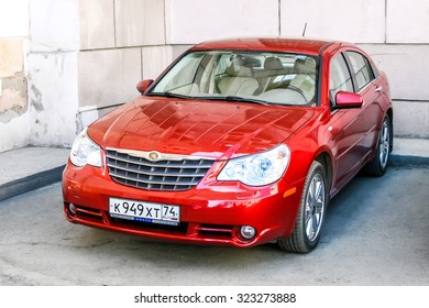 CHELYABINSK, RUSSIA - MAY 9, 2009: Motor Car Chrysler Sebring At The City Street.