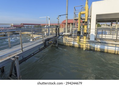 Chemical Addition Process And Activate Carbon Pipe Line In Water Treatment Plant