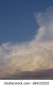 Chemical Cloud Sly Blue White Background