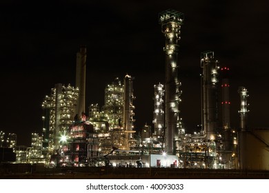 Chemical Installation Night Stock Photo 40093033 | Shutterstock