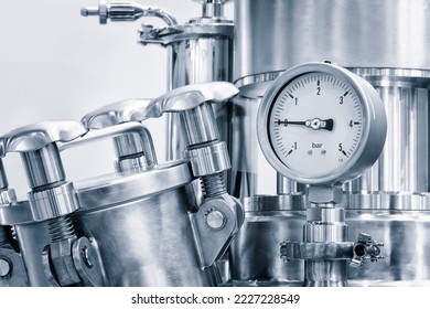 Chemical laboratory equipment, equipment for medical experiments,  equipment close-up, apparatus for lab,  medical device conceppt