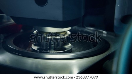 Chemical laboratory and a process of making tests and doing researches using professional equipment. Stock footage. Adding solution inside centrifuge.