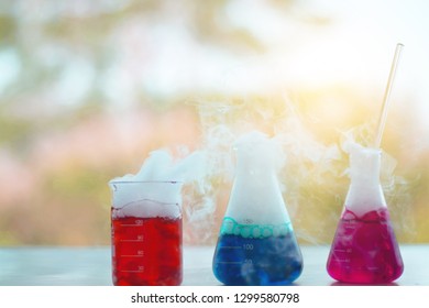 Chemical Laboratory Reaction Stock Photo 1299580798 | Shutterstock