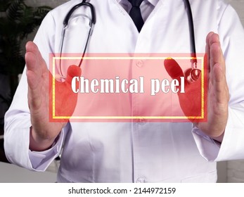  Chemical Peel Phrase On The Piece Of Paper.
