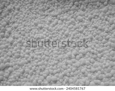 Chemical powder granules, plastic element, plastic recycling recycling, selective focus close-up