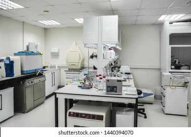 Chemical Science Laboratory. Interiors room for research.