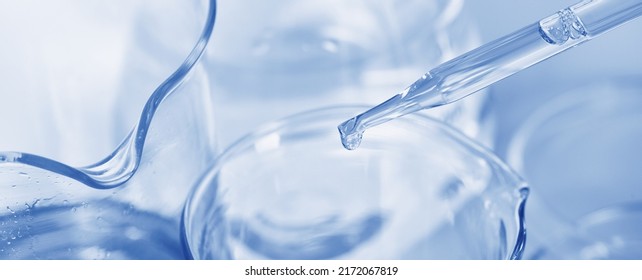Chemical substance dropping, Laboratory and science experiments, Formulating the chemical for medical research, Quality control test of industry products concept. - Shutterstock ID 2172067819