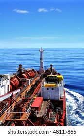 chemical tanker at sea