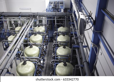 Chemical water treatment system. Panoramic view