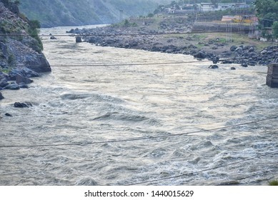 Chenab River Pic Early In A Summer Morning