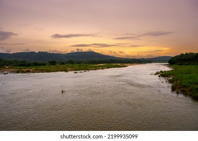 Chenganamkunnu Check Dam At Pattambi, Palakkad District, Kerala, India