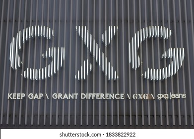 CHENGDU, CHINA - SEP 22, 2020: GXG Storefront And Brand Logo.