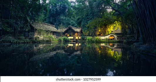 Chengdu Du Fu Thatched Cottage Chinese Garden