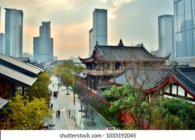 Chengdu, Old and New (Temples, Shopping District, and Modern City Center) - Chengdu, China 