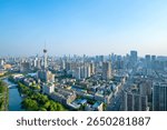 Chengdu TV Tower Tianfu Panda Tower and Chunxi Road Taikoo Li Daytime