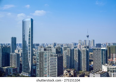 Chengdu,china City Skyline