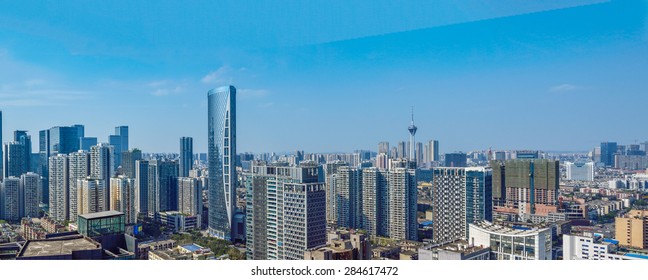 Chengdu,china City Skyline