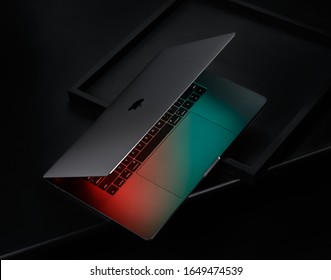 Chengdu/China-19Feb.2020: A VPN Concept Image With The Brand New Apple MacBook Pro 2020, Inartistic Back Background. 