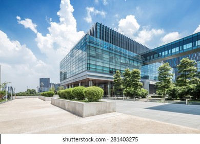 Chengdu,China-July 23,2014:Empty Floor And Modern Office Building In Chengdu.It's The  Epitome Of Fast Development In Southwest China.