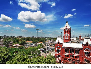 Chennai Central Railway Station, India
