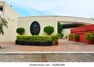 CHENNAI, TAMIL NADU, INDIA, MARCH 07, 2017: National Institute Of Fashion Technology, Chennai, On A Bright Sunny Day.