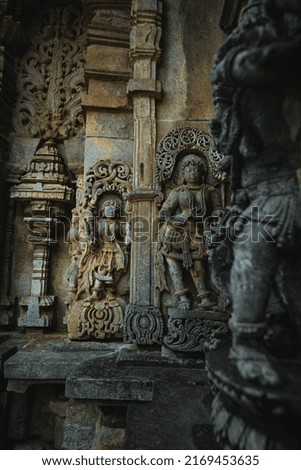 Chennakeshava Temple in Belur is stone sculpture of the grand Hoysala architecture, built in 12th-century in Karnataka, India.
