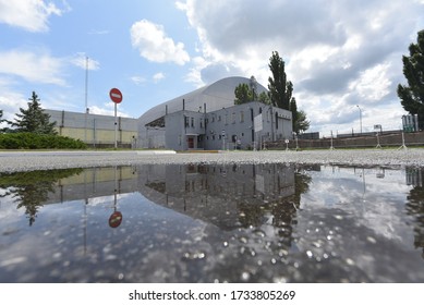 Chernobyl New Safe Confinement. Chernobyl Nuclear Power Plant.