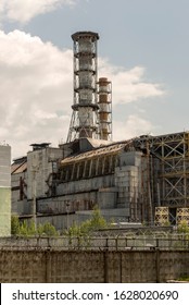 
Chernobyl Reactor 4 With Old Sarcophagus