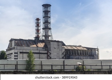 Chernobyl Nuclear Power Plant Front View Stock Photo (Edit Now) 101305543