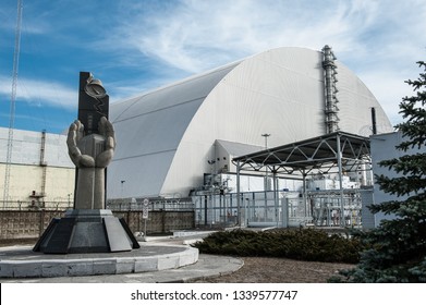 Chernobyl, Ukraine March 9, 2019. Chernobyl New Safe Confinement Reactor 4 