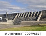 Cherokee Dam in Jefferson County Tennessee USA.  Clean hydroelectric power provides "green" renewable energy.