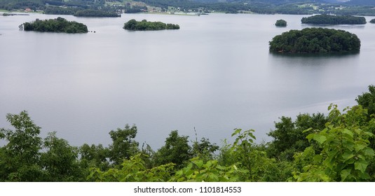 Cherokee Lake And Islands From Overlook