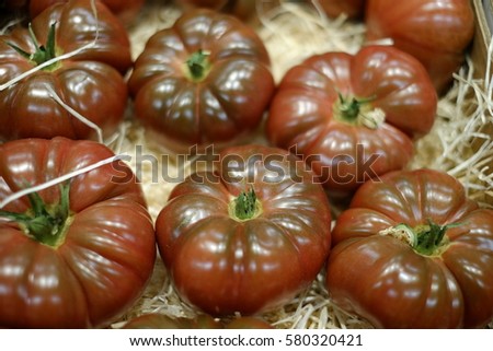 Cherokee purple tomatoes