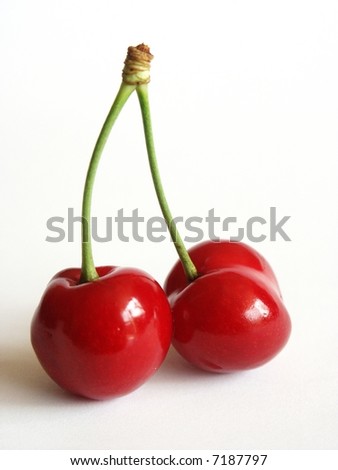 Similar – Image, Stock Photo cherry gathering Food