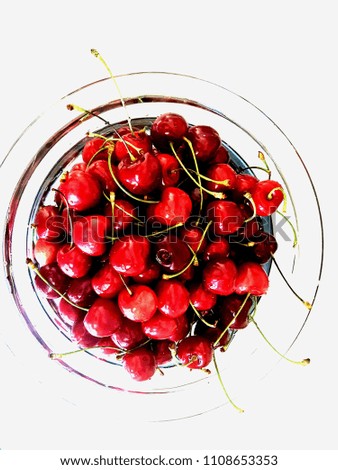 Similar – juicy red currants in a zinc cup