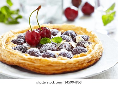 Cherry And Almond Tart