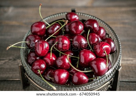 Similar – Delicious cherries Food