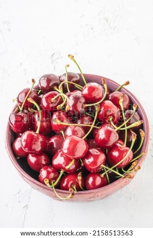 Similar – Delicious cherries Food