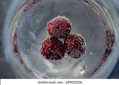 Cherry Infused Wine Spritzer