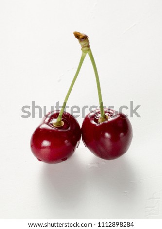 Similar – Image, Stock Photo cherry gathering Food