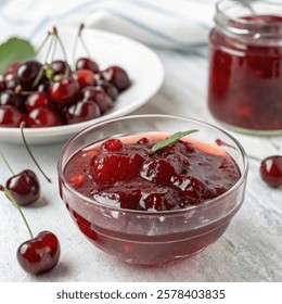 Mermelada de cereza Frutas de cereza