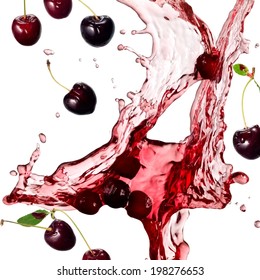 Cherry Juice Splash, Close Up